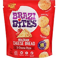 Brazi Bites Brazilian Cheese Bread 3 Cheese Pizza 18 Count - 11.5 Oz - Image 2