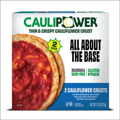 CAULIPOWER Frozen Cauliflower Pizza Crust 2 Count - 11 Oz - Image 1
