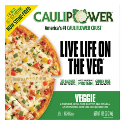 CAULIPOWER Cauliflower Crust Veggie Frozen Pizza - 10.9 Oz - Image 3