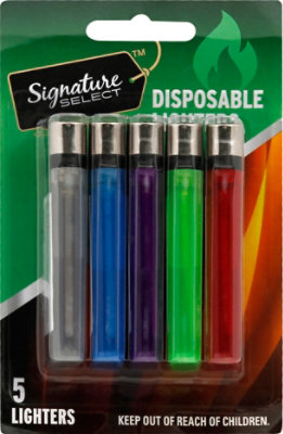 Signature SELECT Disposable Lighter - 5 Count - Image 2