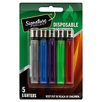 Signature SELECT Disposable Lighter - 5 Count - Image 1