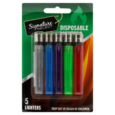 Signature SELECT Disposable Lighter - 5 Count - Image 1