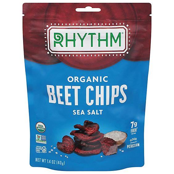 Rhythm Superfoods Beet Chips Sea Salt - 1.4 Oz