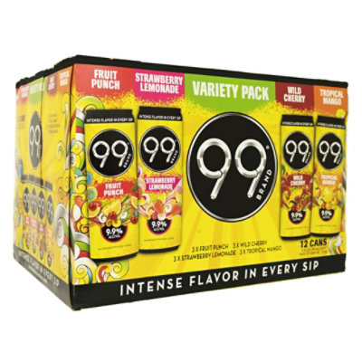99 Hard Seltzer 12Pk Variety Unit In Cans - 12-12 Fl. Oz. - Image 1