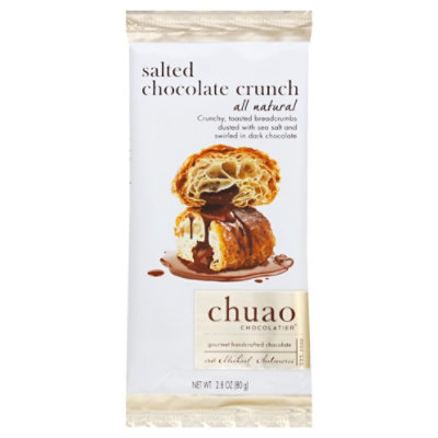 Chuao Chocolatier Salted Chclt Crunch Bar - 2.8 Oz