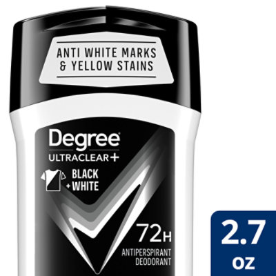 Degree MOTIONSENSE Anti-Perspirant Men 48H Ultraclear Black + White - 2.7 Oz