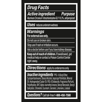 Axe Antiperspirant Black - 2.7 Oz - Image 4