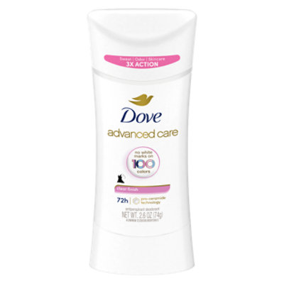 Dove Advanced Care Antiperspirant Deodorant Stick 48h Invisible Clear Finish - 2.6 Oz - Image 3