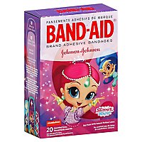 BAND-AID Brand Adhesive Bandages Nickelodeon Shimmer Shine Assorted Sizes - 20 Count - Image 1