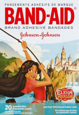BAND-AID Brand Adhesive Bandages Disney Elena Avalor Assorted Sizes - 20 Count - Image 3