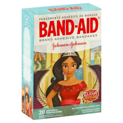 BAND-AID Brand Adhesive Bandages Disney Elena Avalor Assorted Sizes - 20 Count - Image 1
