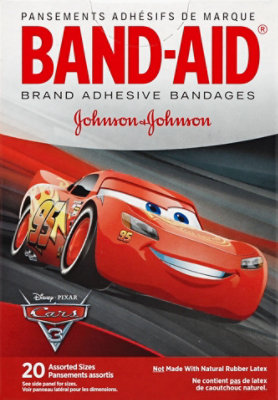 Band-Aid Bandages Cars - 20 Count - Image 2