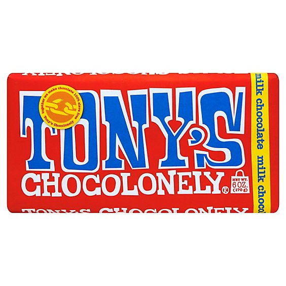 Tonys Chocoloney Bar Mlk Choc 32 - 6 Oz