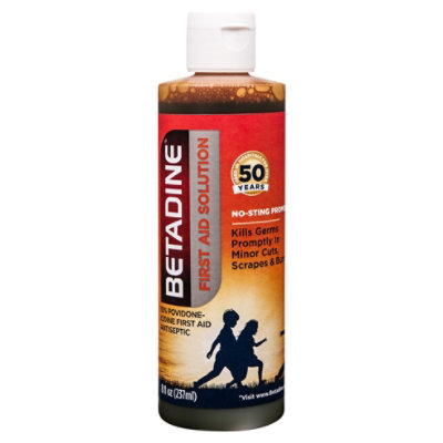 Betadine First Aid Solution - 8 Fl. Oz. - Image 1