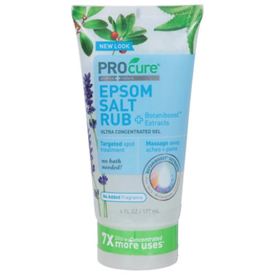 PROcure Gel Epsom Salt Rub + Aloe Vera - 6 Fl. Oz. - Image 2