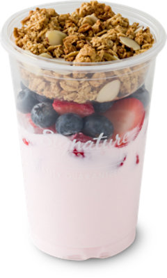 Fresh Cut Yogurt Parfait Strawberry With Strawberries And Blueberries - 12 Oz (550 Cal) - Image 1