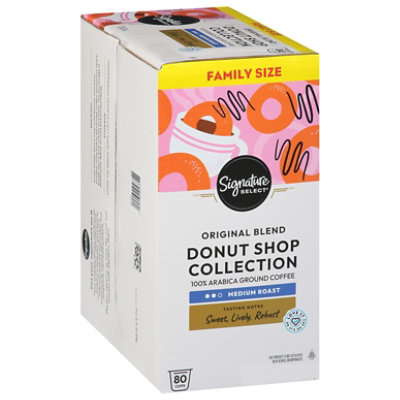 Signature SELECT Donut Shop Collection Coffee Pods Arabica Medium Roast - 80 Count - Image 3