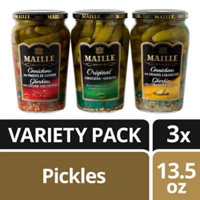 Maille Cornichons With Cayenne Chili Pepper Pickles - 13.5 Oz