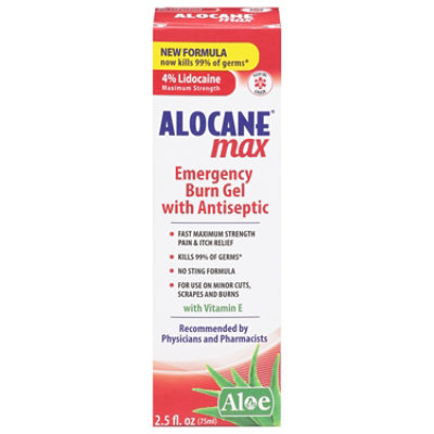 Alocane Emergency Burn Pads with 4% Lidocaine