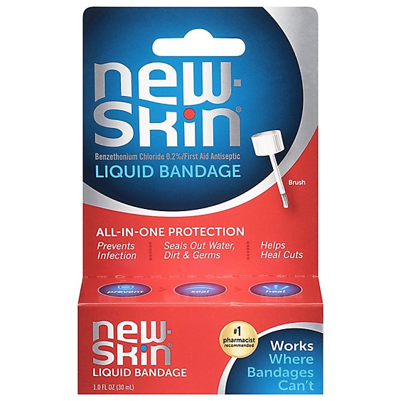 New Skin Bandage Liquid Peg Card Box - Each