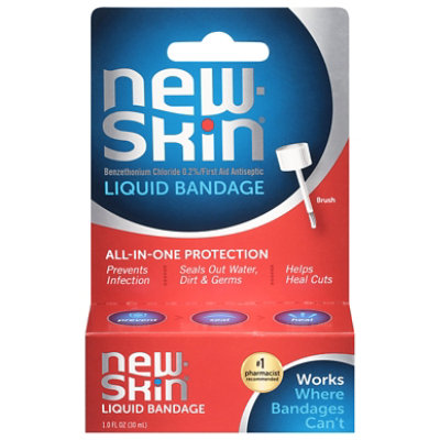 New Skin Bandage Liquid Peg Card Box - Each
