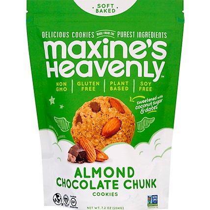 Maxines Cookie Gluten Free Almond Chocolate - 7.41 Oz - Image 2