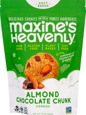 Maxines Cookie Gluten Free Almond Chocolate - 7.41 Oz - Image 2