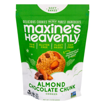 Maxines Cookie Gluten Free Almond Chocolate - 7.41 Oz - Image 1