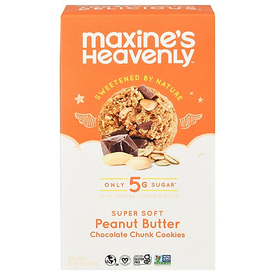 Maxines Cookie Gluten Free Peanut Butter Chocolate - 7.41 Oz