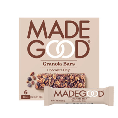 MadeGood Chocolate Chip Granola Bars - 5.1 Oz - Image 1