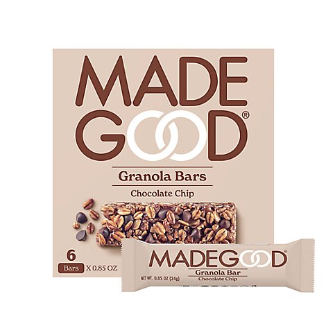 Made Good Chocolate Chip Granola Bars - 5.1 Oz