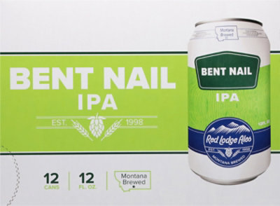 Red Lodge Ales Bent Nail IPA In Cans - 12-12 Fl. Oz. - Image 4