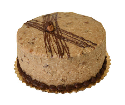 Bakery Cake 4 Inch German Chocolate - Each