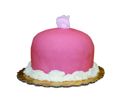 Bakery Cake Princess Pink 4 Inch - Each