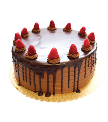 Bakery Cake 4 Inch Chocolate Raspberry - Each - Image 1