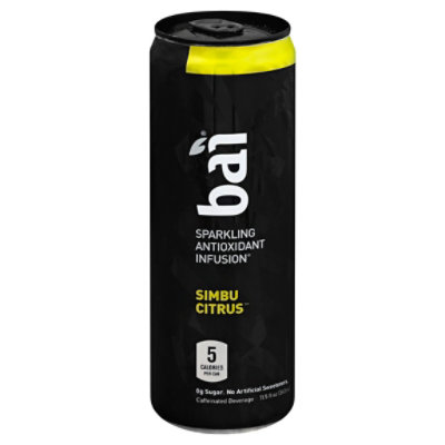 bai Antioxidant Infusion Beverage Sparkling Simbu Citrus - 11.5 Fl. Oz ...