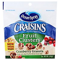 Ocean Spray Craisins Cranberries Dried Fruit Clusters Cranberry Granola - 5 Oz - Image 1
