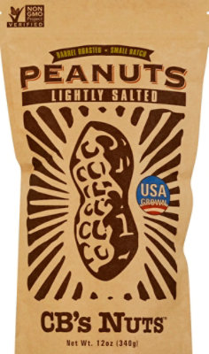 CBs Nuts Lightly Salted Peanuts - 12 Oz - Image 2