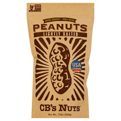 CBs Nuts Lightly Salted Peanuts - 12 Oz - Image 1