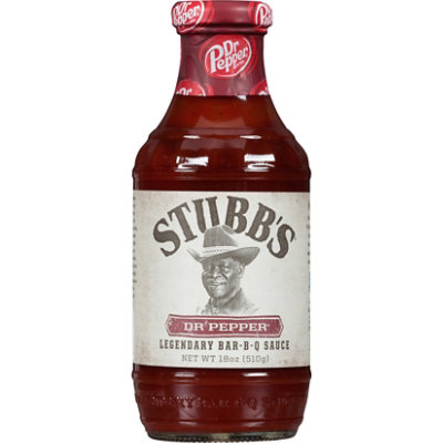 Stubb's Dr Pepper Barbecue Sauce - 18 Oz - Image 1