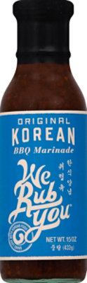 We Rub You Bbq Marinade Original Korean - 15 Oz - Image 2