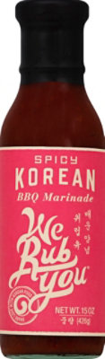 We Rub You Bbq Marinade Spicy Korean - 15 Oz - Image 2