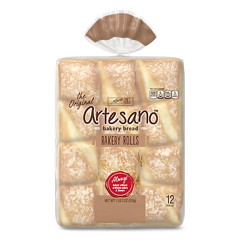 Alfaros Artesano Bakery Rolls - 12 Count