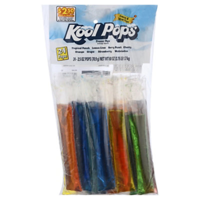 Kool Pops Freezer Pops Fruity Assorted Flavors - 24-2.5 Oz - Image 3