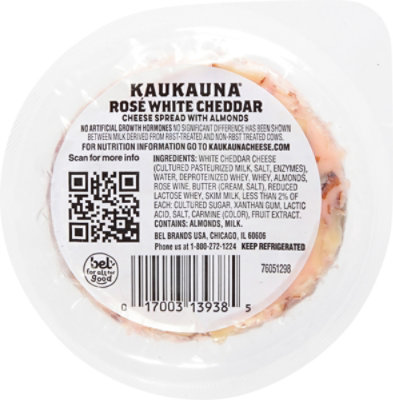 Kaukauna Rose White Cheddar Spreadable Cheese Ball - 6 Oz - Image 6