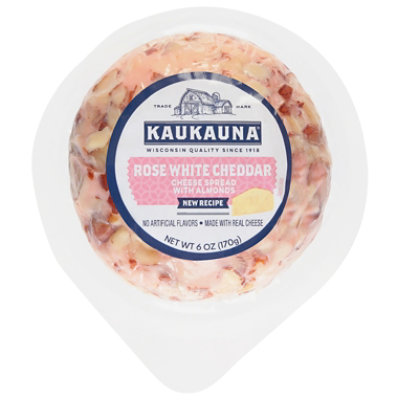 Kaukauna Rose White Cheddar Spreadable Cheese Ball - 6 Oz - Image 2