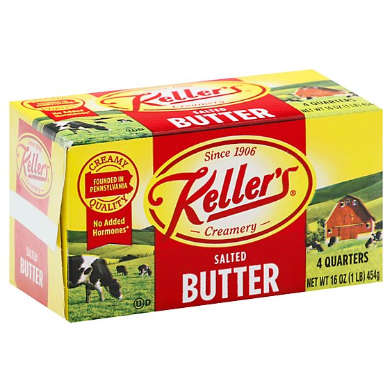 Kellers Salted Elgin Quarters - 1 Lb