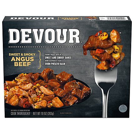 Devour Frozen Meals Angus Beef Sweet & Smoky - 10 Oz - Image 3
