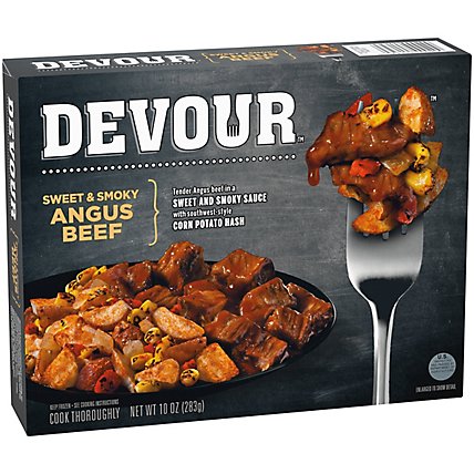 Devour Frozen Meals Angus Beef Sweet & Smoky - 10 Oz - Image 6