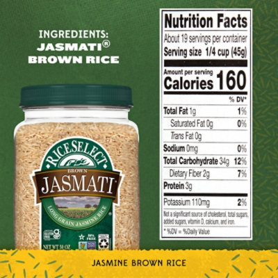 RiceSelect Rice Brown Jasmati - 30 Oz - Image 6